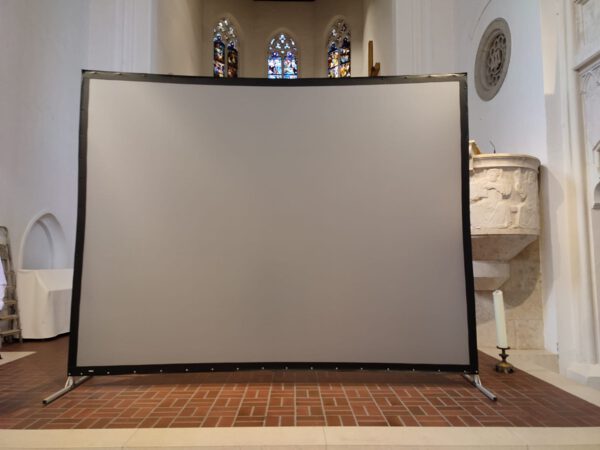 Spannleinwand Aufprojektion 400x300 cm
