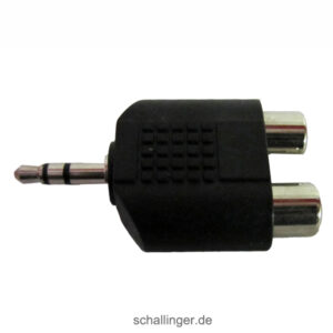 3,5 Klinkestecker auf 2xCinchbuchse